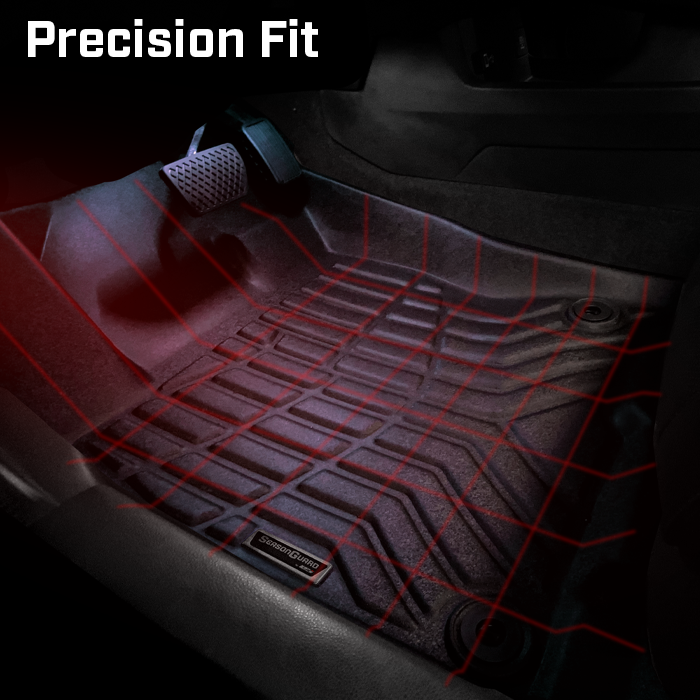 Season Guard 3D Floor Mat Liner, Ford F-150 Raptor Supercrew 2015-2020  Front and Rear Seat 3pc LeadPro Inc