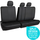 Season Guard SUV Bench Seat Cover - Fits 2nd & 3rd Row SUV Bench Seats, Black LeadPro Inc