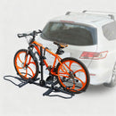 Season Guard Bike Rack Hitch for Car 2 Bikes, Foldable & Tilt, Anti-wobble Easy Install for Heavy Mountain Ebike Fits 2" Receiver, 160 lbs Capacity, Fat Tire up to 5" LeadPro Inc