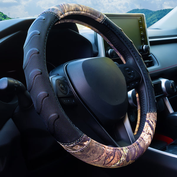Cool Mesh Grip Steering WC, Truck, 15.5 to 16, Khaki LeadPro Inc