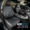 Season Guard Bel-Air Seat Cover with Built-in Antimicrobial Protection, Universal fit, Black Faux Leather w/Carbon Fiber Pattern, 2pc kit LeadPro Inc