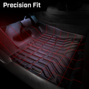 Season Guard 3D Floor Mat Liner, Jeep Cherokee 2016-2018  Front and Rear Seat 3pc LeadPro Inc