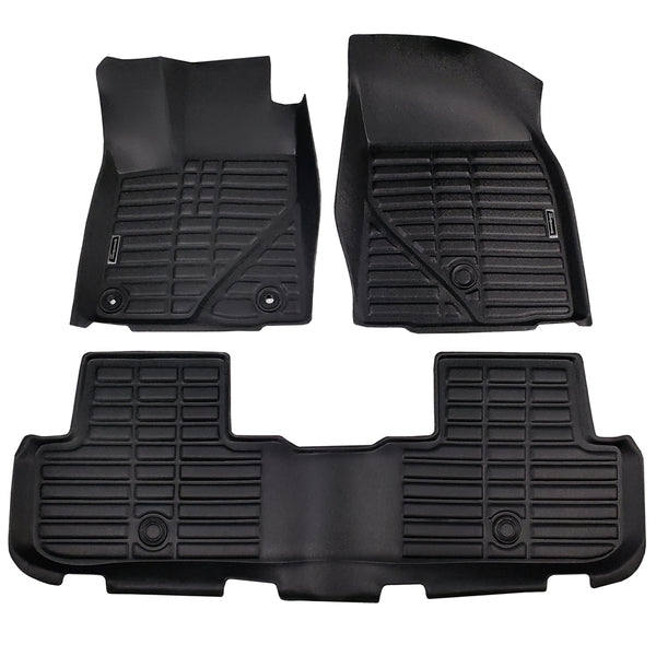 Season Guard Floor Mat Liner, Toyota Highlander 2015-2019  Front and Rear Seat 3pc LeadPro Inc