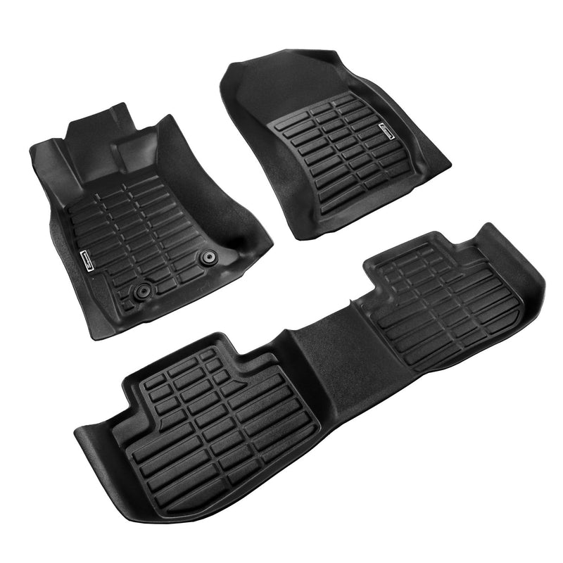 Season Guard 3D Floor Mat Liner, Subaru Forester 2013-2018 Front and Rear Seat 3pc LeadPro Inc