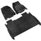 Season Guard 3D Floor Mat Liner, Ford F-150 Raptor Supercrew 2015-2020  Front and Rear Seat 3pc LeadPro Inc