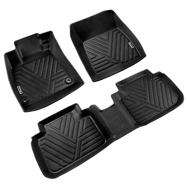Season Guard 3D Floor Mat Liner, Honda Accord 2018-2019 Front and Rear Seat 3pc LeadPro Inc