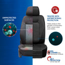LPI Truck - Cobra Truck Seat Cover for Full-Size Trucks and SUVs, Universal Fit, 2pc kit LeadPro Inc